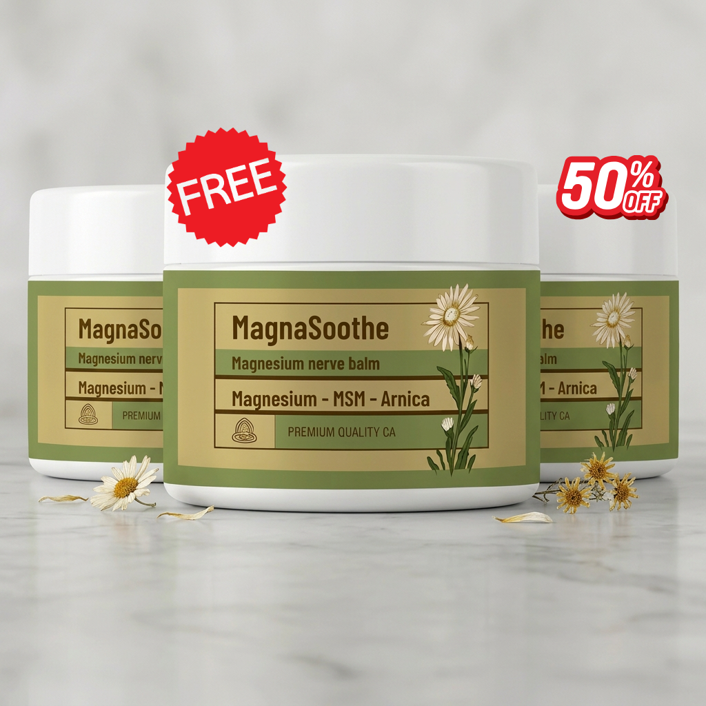 3x MagnaSoothe Nerve Balm (1 x 50% OFF, 1 FREE!)