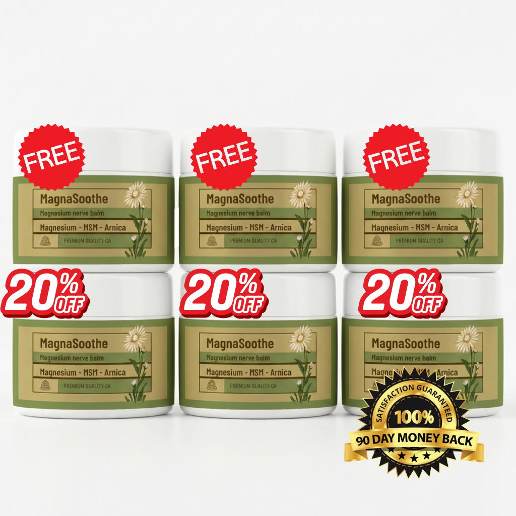 6x MagnaSoothe Nerve Balm (3 x 20% OFF, 3 FREE!)